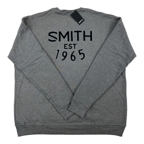 New  Smith Men US XL Gray Sweatshirt Crew Neck Pullover Long Sleeve Sweater - Picture 1 of 10